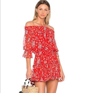 Misa Los Angeles Darla off the shoulder dress